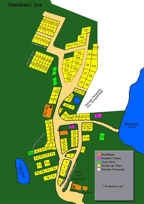 Map of the grounds at Circle C